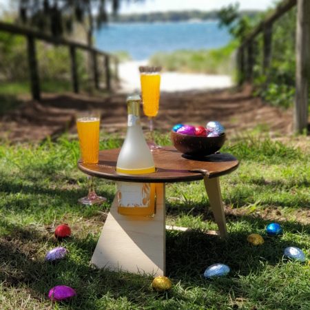 folding wine table