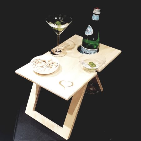Petite Folding Wine Table